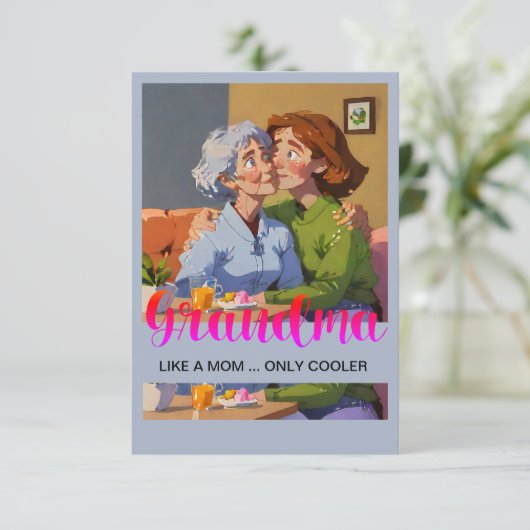 母の日おばあちゃんのサンキューカード サンキューカード (スタンド正面)