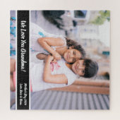 母の日おばあちゃんの写真ギフトカスタムパズル ジグソーパズル (横)