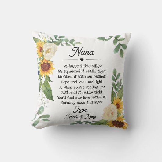 母の日おばあちゃんグラミーNana from Grandkids Th クッション (正面)
