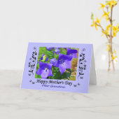 母の日おばあちゃんバルーンフラワーズ&カーリキュース カード (黄色い花)