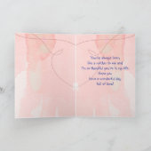 母の日おばあちゃんブルーバードガーデンバード カード (内部)