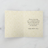 母の日おばあちゃんヴァージンメアリーチャイルドイエス カード (内部)