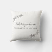 母の日おばあちゃん家族写真集 クッション (裏面)