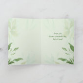 母の日おばさん《鳥》アメリカゴガラガーデンバード カード (内部)