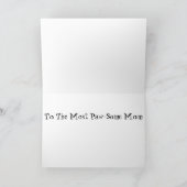 母の日おめでとうボクサー犬カード カード (内部)