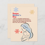 母の日おめでとうメッセージ シーズンカード (正面/裏面)