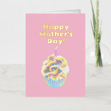 母の日おめでとう！カップケーキアート