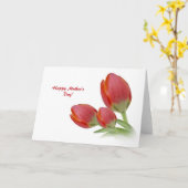 母の日おめでとう！ カード (黄色い花)