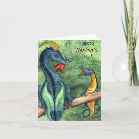 母の日おめでとう！ カード (正面)