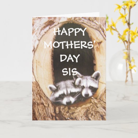 『母の日おめでとう』 カード (黄色い花)