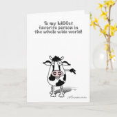 母の日おめでとう！ カード (黄色い花)