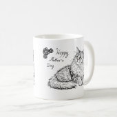 母の日おめでとう。 コーヒーマグカップ (正面右)