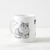 母の日おめでとう。 コーヒーマグカップ (正面左)