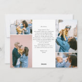 母の日おめでとう　シンプルでエレガントな写真 シーズンカード (裏面)