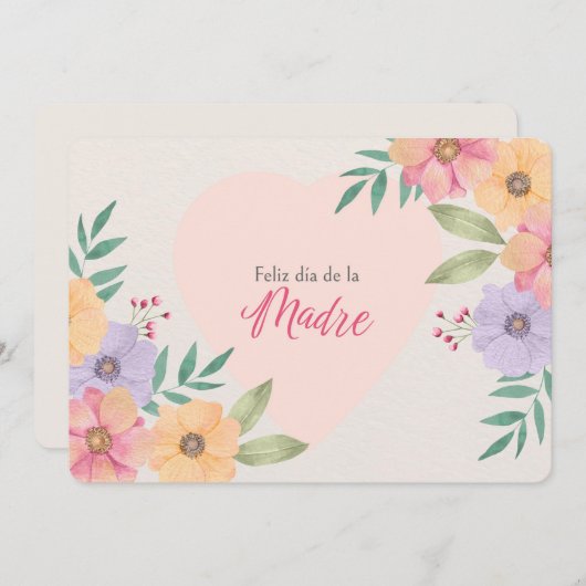 母の日おめでとう シーズンカード (正面/裏面)