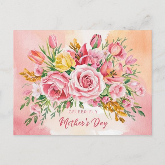 母の日おめでとう！ シーズンポストカード (正面)