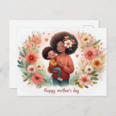 母の日おめでとう！ シーズンポストカード (正面/裏面)