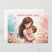 母の日おめでとう！ シーズンポストカード (正面/裏面)