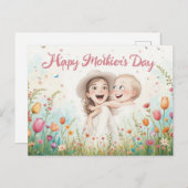 母の日おめでとう！ シーズンポストカード (正面/裏面)