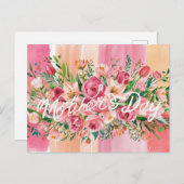 母の日おめでとう！ シーズンポストカード (正面/裏面)