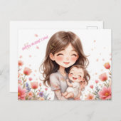 母の日おめでとう！ シーズンポストカード (正面/裏面)