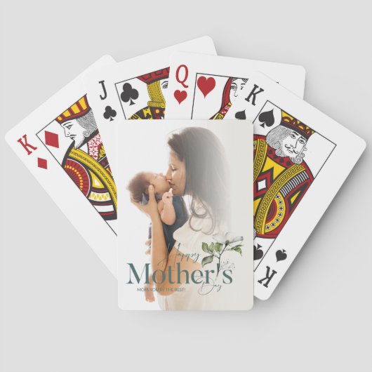 「母の日おめでとう」 トランプ (裏面)