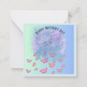 母の日おめでとう ノートカード (裏面)