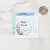 母の日おめでとう ノートカード (正面/裏面インサイチュ)