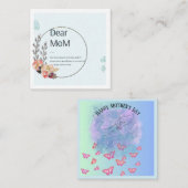 母の日おめでとう ノートカード (正面/裏面)