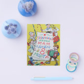 母の日おめでとう。ハッピーマーチ8日！ チラシ (シングル)