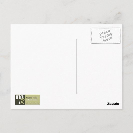 母の日おめでとう。ファインアートはがき ポストカード (裏面)