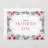 母の日おめでとう ポストカード (正面/裏面)