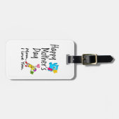 母の日おめでとう。ママ愛してる。 ラゲッジタグ (正面横)