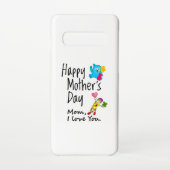 母の日おめでとう。ママ愛してる。 SAMSUNG GALAXYケース (裏面)