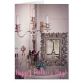 母の日おめでとう!ヴィンテージエッフェルタワー写真 (正面)