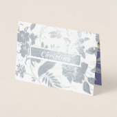 母の日おめでとう。名前をカスタムする贅沢 箔カード (正面)