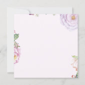 母の日おめでとう 招待状 (裏面)