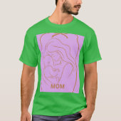 母の日おめでとう Tシャツ (正面)