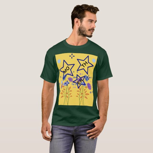 母の日おめでとう  Tシャツ (正面フル)