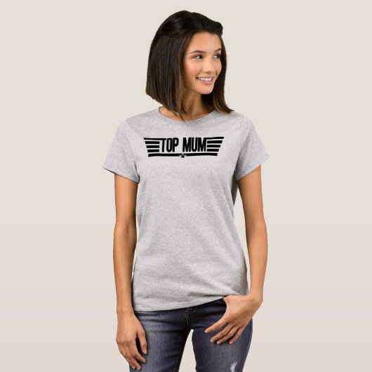 母の日おもしろいの贈り物トップマザー Tシャツ (正面フル)