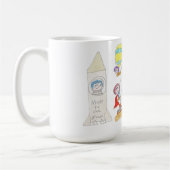 母の日お母さんってすごい コーヒーマグカップ (左)