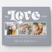 母の日お母さん大好き家族写真コラージュ フォトプラーク (正面)