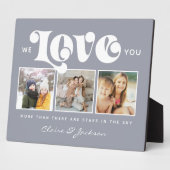 母の日お母さん大好き家族写真コラージュ フォトプラーク (側面)