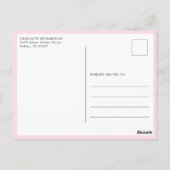 母の日お母さ最高のんほこりっぽいバラカスタム写真 ポストカード (裏面)