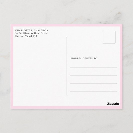 母の日お母さ最高のんほこりっぽいバラカスタム写真 ポストカード (裏面)