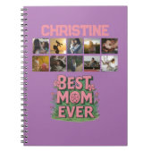 母の日お母さ最高のんEver Photo Collage Keepsake ノートブック (正面)