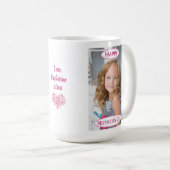 母の日お母最高のさん子供の写真名Year コーヒーマグカップ (正面右)