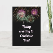 母の日お祝いグリーティングカード カード (正面)