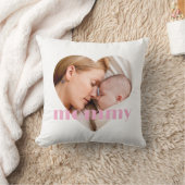 母の日かわいいハート写真装飾用クッション クッション (ブランケット)
