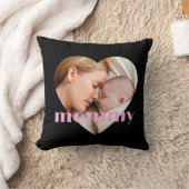 母の日かわいいハート写真装飾用クッション クッション (ブランケット)
